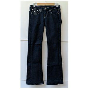 True Religion Bootcut Dark Wash Jeans size 28